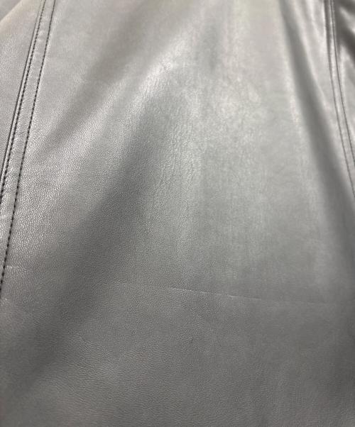 RAY BEAMS（レイ ビームス）RAY BEAMS (レイ ビームス) フェイクレザー フライト ベスト ブラック サイズ:ONE  SIZEの古着・服飾アイテム