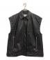 RAY BEAMS（レイ ビームス）の古着「フェイクレザー フライト ベスト」｜ブラック