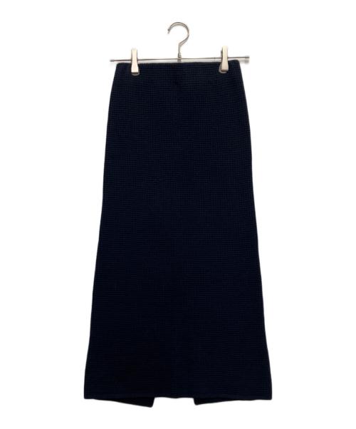 MADISON BLUE（マディソンブルー）MADISON BLUE (マディソンブルー) Bottle Knit SK Waffle ネイビー サイズ:00の古着・服飾アイテム