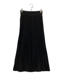 DEUXIEME CLASSE（ドゥーズィエム クラス）の古着「beauty pleated スカート」｜ブラック