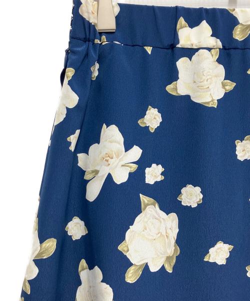 INGEBORG（インゲボルグ）INGEBORG (インゲボルグ) くちなしpt.スカート ブルー サイズ:9の古着・服飾アイテム