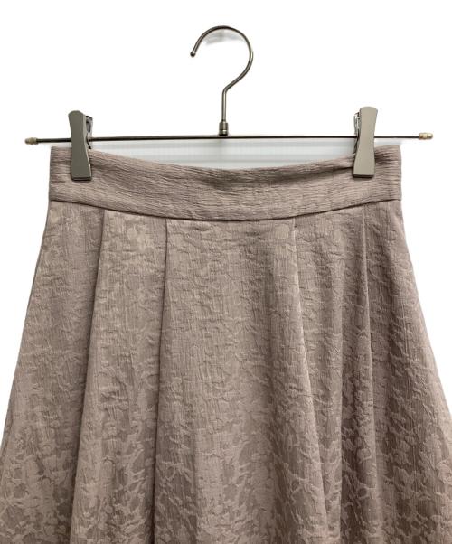 HER LIP TO（ハーリップトゥ）Her lip to (ハーリップトゥ) Floral Jacquard Volume Skirt ベージュ サイズ:Sの古着・服飾アイテム