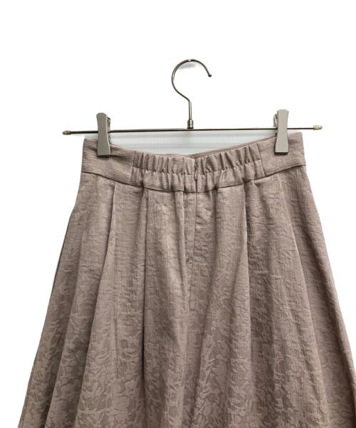 HER LIP TO（ハーリップトゥ）Her lip to (ハーリップトゥ) Floral Jacquard Volume Skirt ベージュ サイズ:Sの古着・服飾アイテム