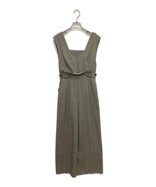 L'AUBE BLANC（ローブ ブラン）L'AUBE BLANC (ローブ ブラン) 4way Twill combinaison グレー サイズ:S 未使用品の古着・服飾アイテム