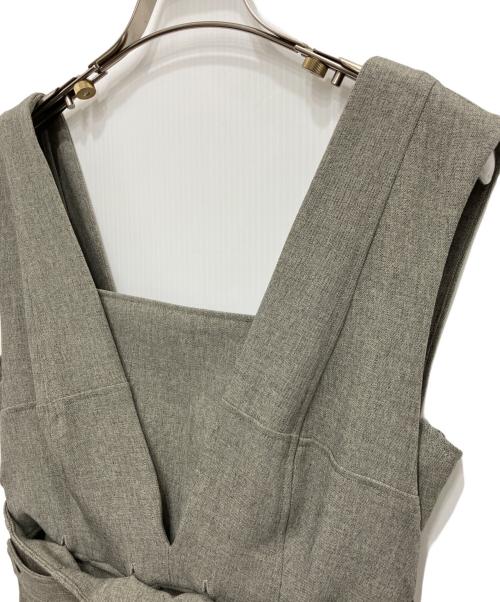 L'AUBE BLANC（ローブ ブラン）L'AUBE BLANC (ローブ ブラン) 4way Twill combinaison グレー サイズ:S 未使用品の古着・服飾アイテム