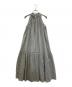 Her lip to（ハーリップトゥ）の古着「Lace-trimmed Belted Dress」｜グレー