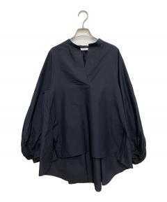 中古・古着通販】cygne (シーニュ) リボンショルダーベロアトップス