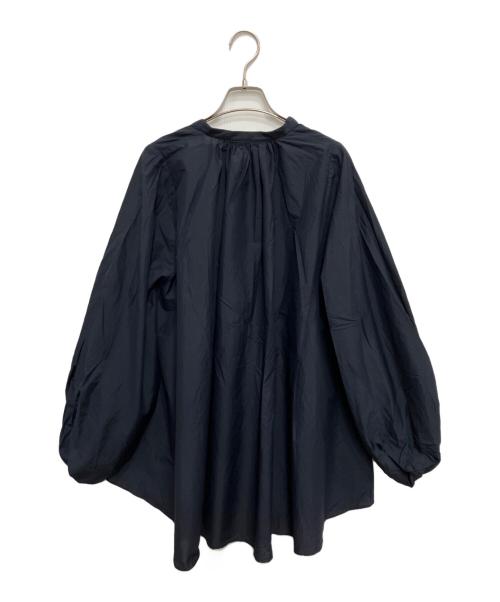 DOMELLE（ドメル）DOMELLE (ドメル) ギャザースリーブシャツ ネイビー サイズ:9の古着・服飾アイテム