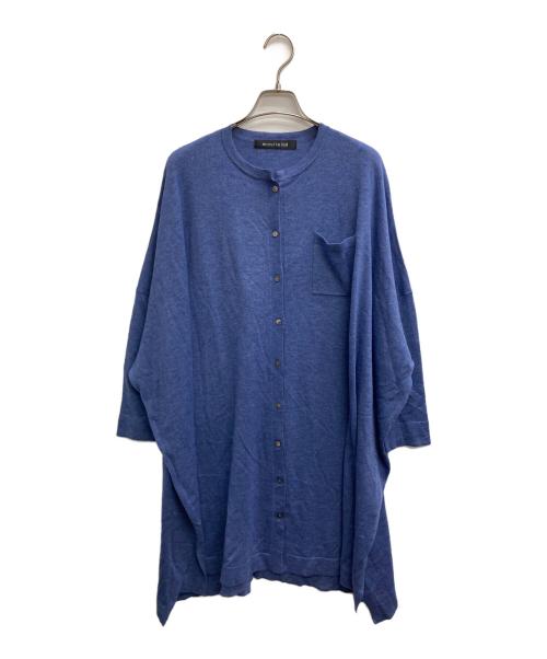 mizuiro-ind（ミズイロインド）mizuiro-ind (ミズイロインド) ロングカーディガン ブルー サイズ:記載なしの古着・服飾アイテム