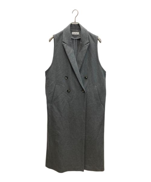 SACRA（サクラ）SACRA (サクラ) ライトメルトンジレ グレー サイズ:38の古着・服飾アイテム