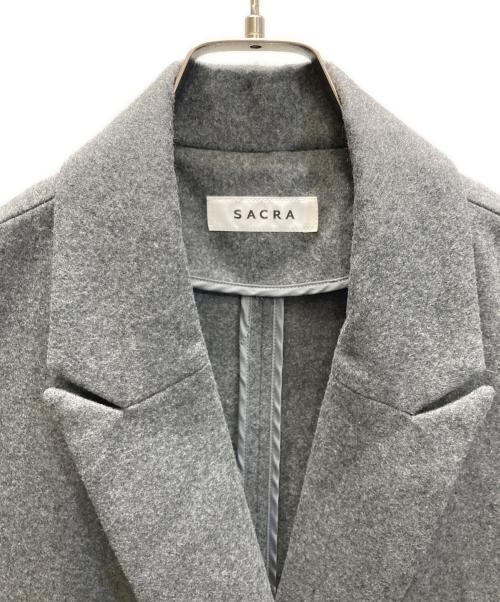 SACRA（サクラ）SACRA (サクラ) ライトメルトンジレ グレー サイズ:38の古着・服飾アイテム