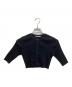 AURALEE（オーラリー）の古着「GIZA HIGH GAUGE RIB KNIT SHORT CARDIGAN」｜ブラック