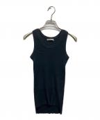 AURALEEオーラリー）の古着「GIZA HIGH GAUGE RIB KNIT TANK」｜ブラック