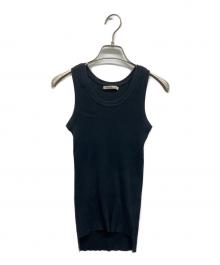 AURALEE（オーラリー）の古着「GIZA HIGH GAUGE RIB KNIT TANK」｜ブラック