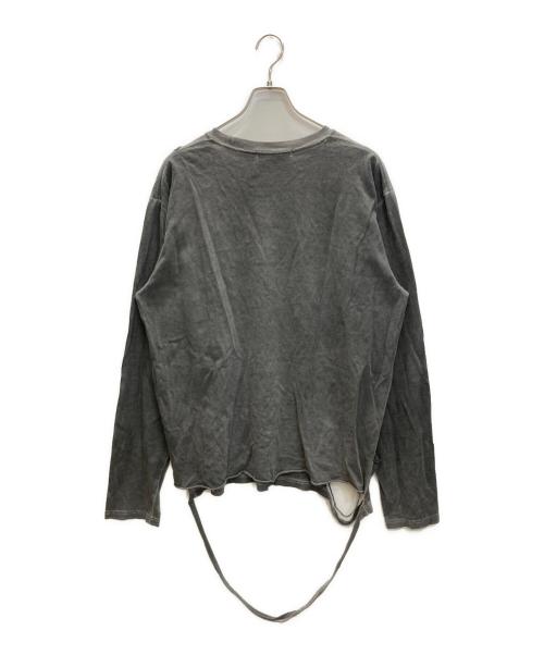 HYEIN SEO（ヘインソ）HYEIN SEO (ヘインソ) SLASHED LONG SLEEVEカットソー ブラック サイズ:SIZE 3の古着・服飾アイテム