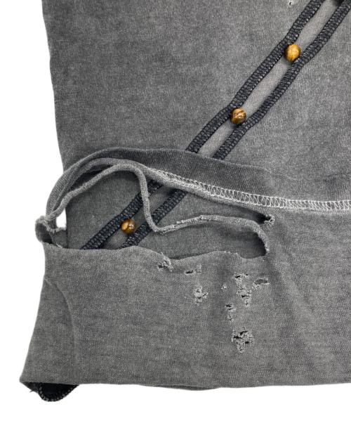 HYEIN SEO（ヘインソ）HYEIN SEO (ヘインソ) SLASHED LONG SLEEVEカットソー ブラック サイズ:SIZE 3の古着・服飾アイテム