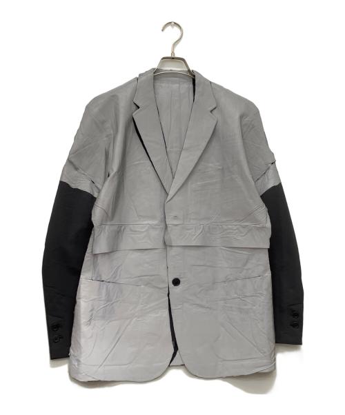 bodysong.（ボディソング）bodysong. (ボディソング) 切替ジャケット シルバー サイズ:0Sの古着・服飾アイテム