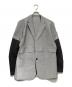 bodysong.（ボディソング）の古着「切替ジャケット」｜シルバー