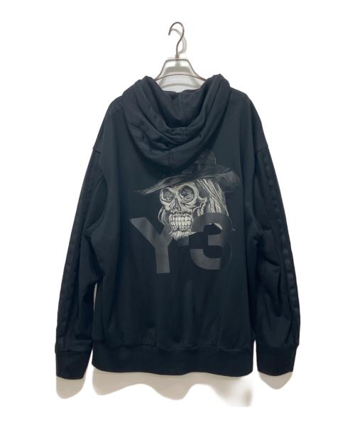 Y-3（ワイスリー）Y-3 (ワイスリー) YOHJI SKULL HOODIE ブラック サイズ:Mの古着・服飾アイテム
