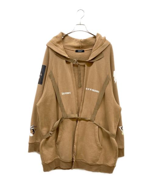 UNDERCOVER（アンダーカバー）UNDERCOVER (アンダーカバー) THE DEAD HERMITSパーカー ブラウン サイズ:4の古着・服飾アイテム