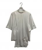 RICK OWENS×Championリックオウエンス×チャンピオン）の古着「Mesh Toga Tee」｜ホワイト