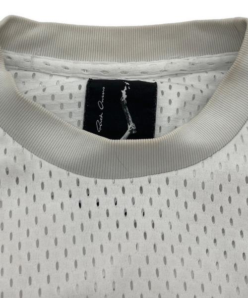 RICK OWENS（リックオウエンス）RICK OWENS (リックオウエンス) Champion (チャンピオン) Mesh Toga Tee ホワイト サイズ:Lの古着・服飾アイテム