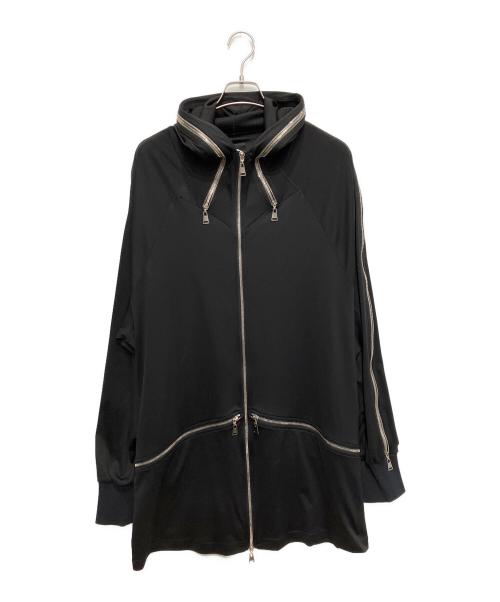 ACUOD by CHANU（アクオド バイ チャヌ）ACUOD by CHANU (アクオド バイ チャヌ) ジップパーカー ブラック サイズ:FREEの古着・服飾アイテム