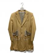 sulvamサルバム）の古着「カットオフロングジャケット」｜イエロー