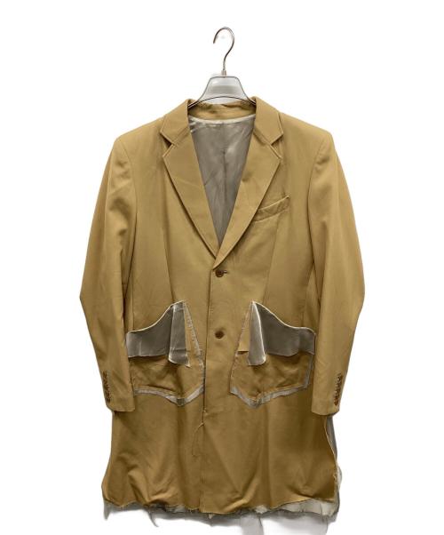 sulvam（サルバム）sulvam (サルバム) カットオフロングジャケット イエロー サイズ:Mの古着・服飾アイテム