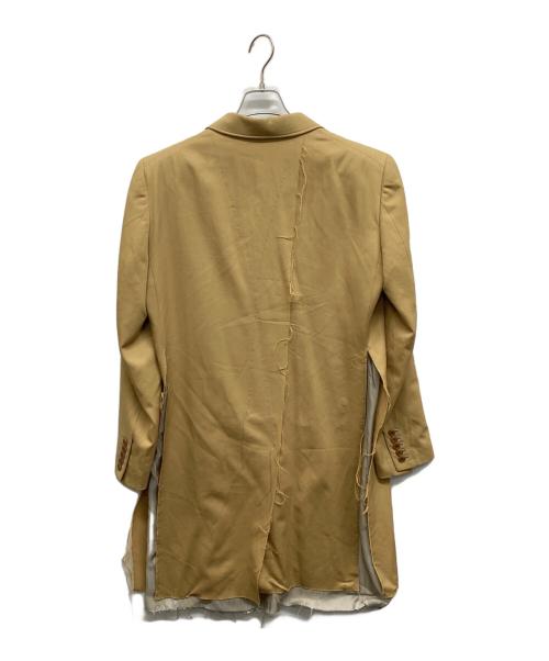 sulvam（サルバム）sulvam (サルバム) カットオフロングジャケット イエロー サイズ:Mの古着・服飾アイテム