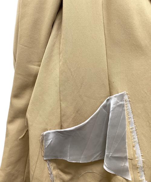 sulvam（サルバム）sulvam (サルバム) カットオフロングジャケット イエロー サイズ:Mの古着・服飾アイテム