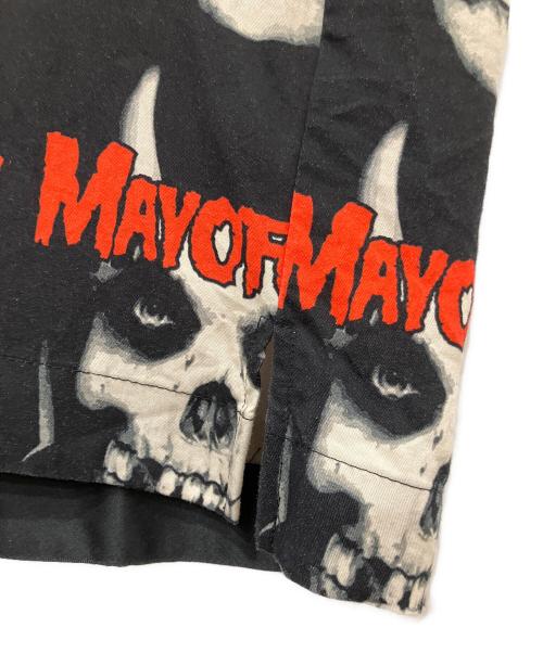 MAYO（メイヨー）MAYO (メイヨー) オープンカラーシャツ ブラック サイズ:XLの古着・服飾アイテム