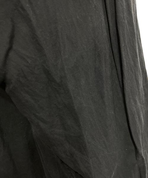 Yohji Yamamoto pour homme（ヨウジヤマモト プールオム）Yohji Yamamoto pour homme (ヨウジヤマモト プールオム) スタンドカラー ロングブラウス ブラック サイズ:3の古着・服飾アイテム