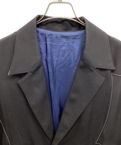 sulvam（サルバム）sulvam (サルバム) Gabardine over coat ブラック サイズ:Sの古着・服飾アイテム