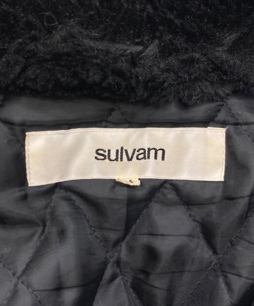 sulvam（サルバム）sulvam (サルバム) ボアジャケット ブラック サイズ:Mの古着・服飾アイテム