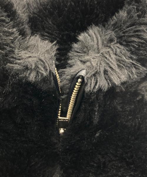 sulvam（サルバム）sulvam (サルバム) ボアジャケット ブラック サイズ:Mの古着・服飾アイテム