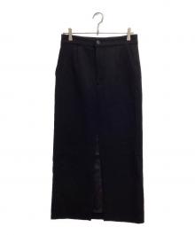 MUSE de Deuxieme Classe（ミューズ ドゥーズィエム クラス）の古着「DISCO CRAPE スカート」｜ブラック