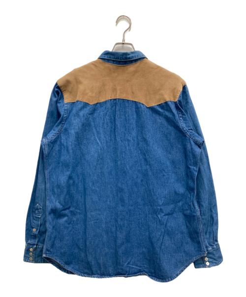 RALPH LAUREN（ラルフローレン）RALPH LAUREN (ラルフローレン) POLO COUNTRY (ポロカントリー) デニムウエスタンシャツ インディゴ サイズ:XLの古着・服飾アイテム