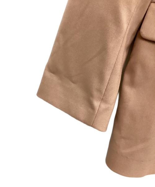 Noble（ノーブル）Noble (ノーブル) T/Rストレッチノーカラージャケット ピンク サイズ:36 未使用品の古着・服飾アイテム