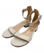 Gianvito Rossiジャンヴィト ロッシ）の古着「フラットサンダル」｜ホワイト