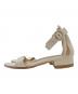 Gianvito Rossi (ジャンヴィト ロッシ) フラットサンダル ホワイト サイズ:35：6000円