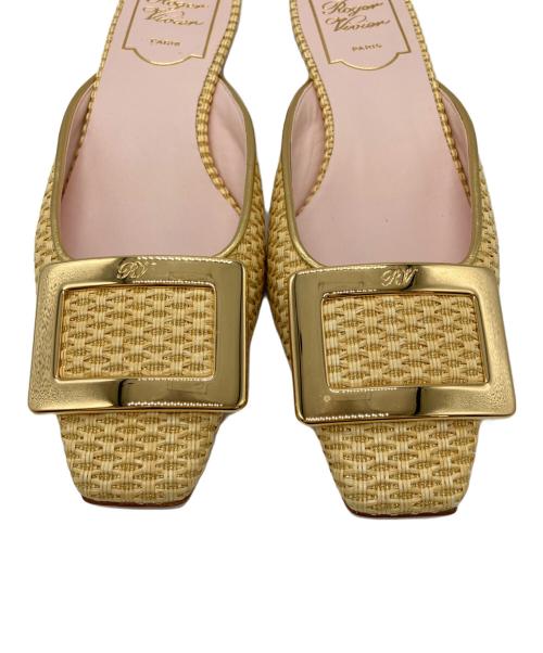 Roger Vivier（ロジェ ヴィヴィエ）Roger Vivier (ロジェ ヴィヴィエ) バックルミュール イエロー サイズ:35の古着・服飾アイテム
