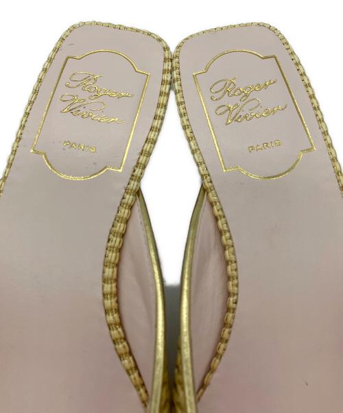 Roger Vivier（ロジェ ヴィヴィエ）Roger Vivier (ロジェ ヴィヴィエ) バックルミュール イエロー サイズ:35の古着・服飾アイテム