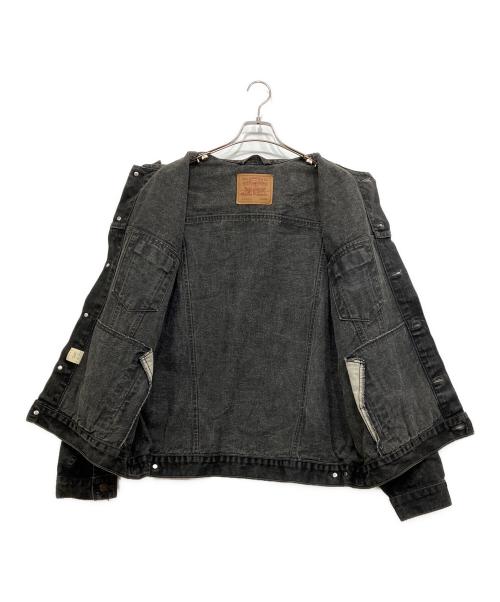 LEVI'S（リーバイス）LEVI'S (リーバイス) 90'S ブラックデニムジャケット ブラック サイズ:XLARGEの古着・服飾アイテム