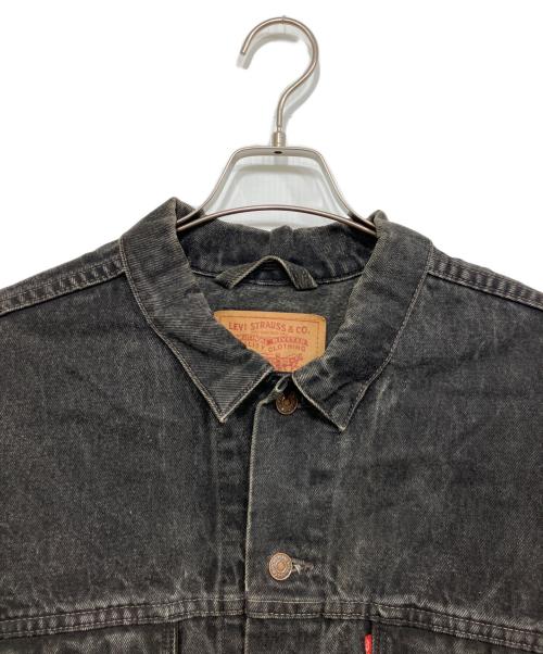 LEVI'S（リーバイス）LEVI'S (リーバイス) 90'S ブラックデニムジャケット ブラック サイズ:XLARGEの古着・服飾アイテム