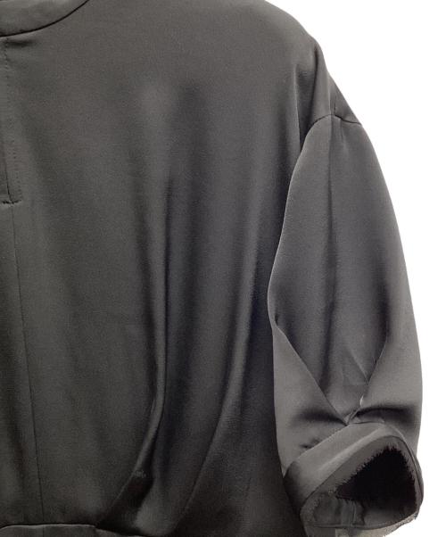 CLANE（クラネ）CLANE (クラネ) スタンドカラー ウエスト タイ ワンピース ブラック サイズ:1の古着・服飾アイテム
