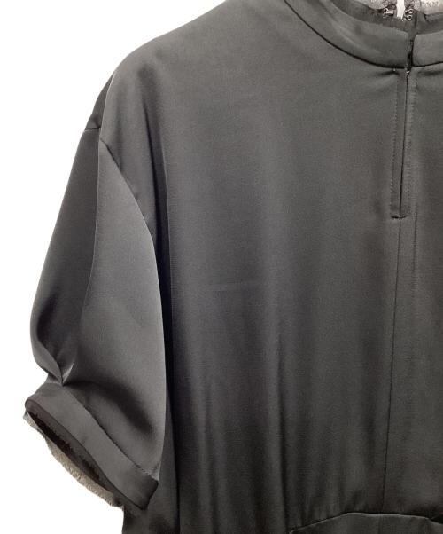 CLANE（クラネ）CLANE (クラネ) スタンドカラー ウエスト タイ ワンピース ブラック サイズ:1の古着・服飾アイテム