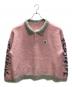 irojikake（イロジカケ）の古着「FLUFFY RUGBY SHIRT」｜ピンク