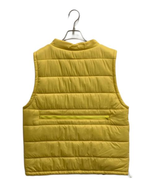 Irojikake（イロジカケ）Irojikake (イロジカケ) POWERRR POFFER VEST（パワーパファーベスト） イエロー サイズ:Sの古着・服飾アイテム