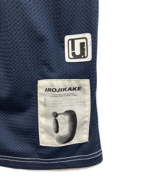 Irojikake（イロジカケ）Irojikake (イロジカケ) Mesh Skirt　メッシュ スカート ネイビー サイズ:Sの古着・服飾アイテム